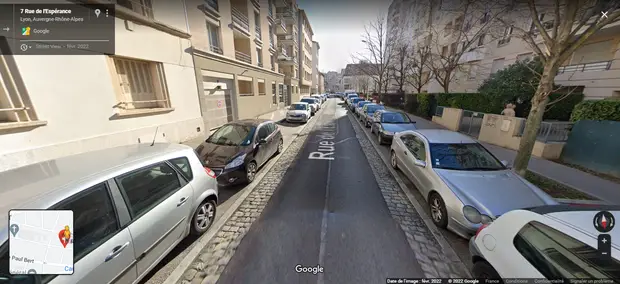 Parking gratuit Rue de l'Espérance