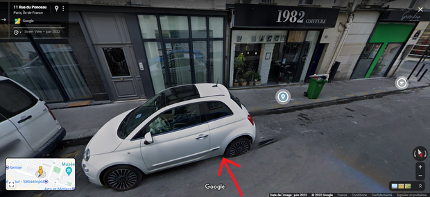 Se garer gratuitement dans la Rue du Ponceau