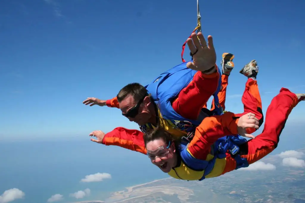 saut en parachute