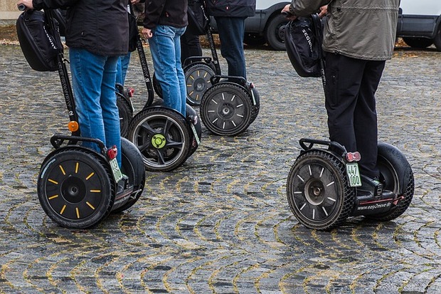 Segways dans la rue