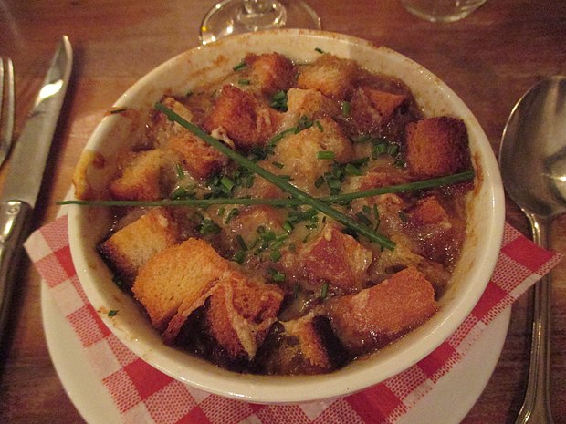 La soupe à l'oignon