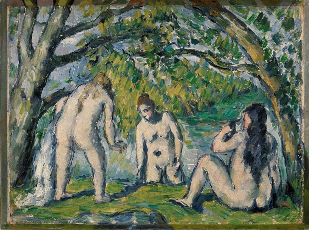 Three Bathers by Paul Cézanne
