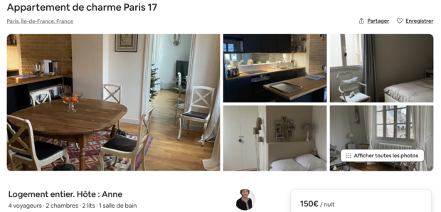Airbnb 17ème