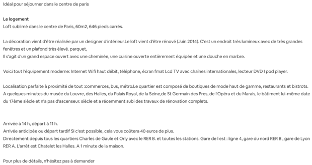 Airbnb Vauvilliers bis