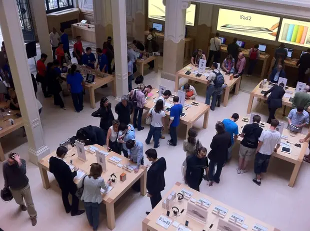 interieur magasin apple