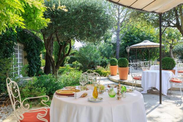 Terrasse auberge cassagne 