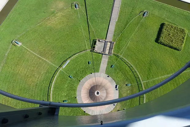 Ballon de Paris, Vue de l'intérieur de la nacelle