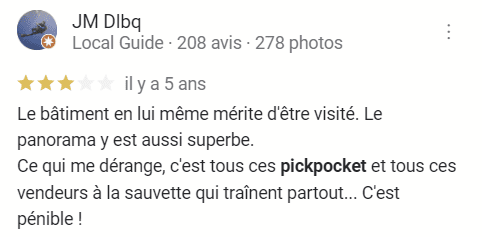 avis pickpockets basilique
