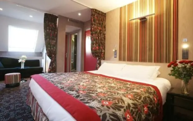 best western le jardin de cluny chambre