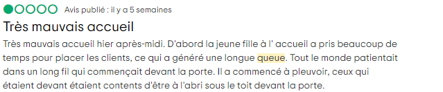 avis file d'attente café de flore