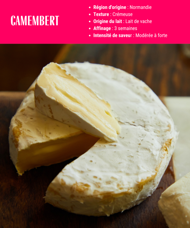 fiche descriptive du camembert