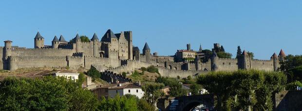 Une vue sur la cité de Carcassonne