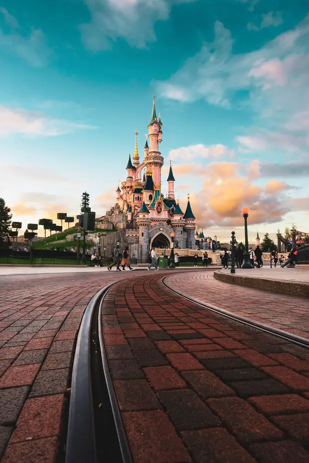Une vue du Château de Disney