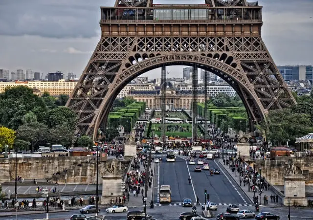 les alentours de la Tour Eiffel