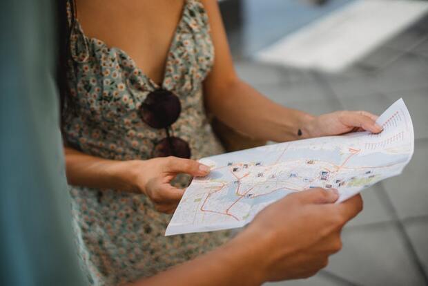 carte et personnes