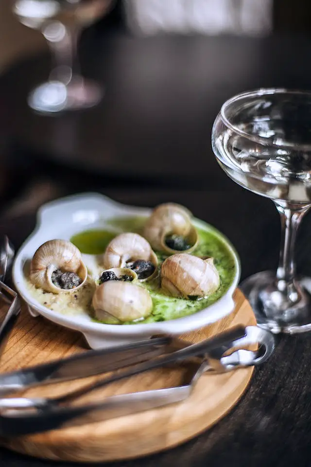 plat d'escargots