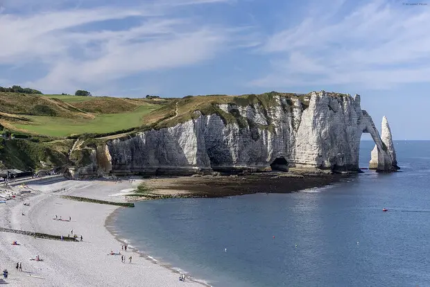 plage et falaises d'Etretat