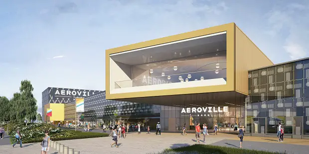 Facade de l'Aeroville