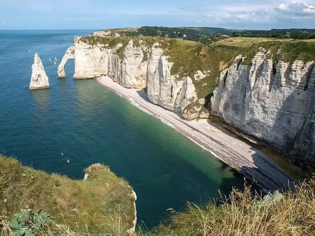 Les falaises normandes