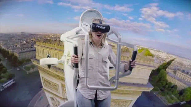 survol de Paris en réalité virtuelle