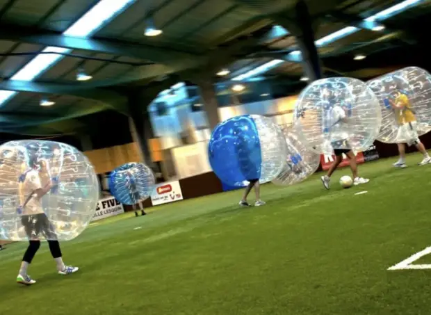 Foot dans une bulle