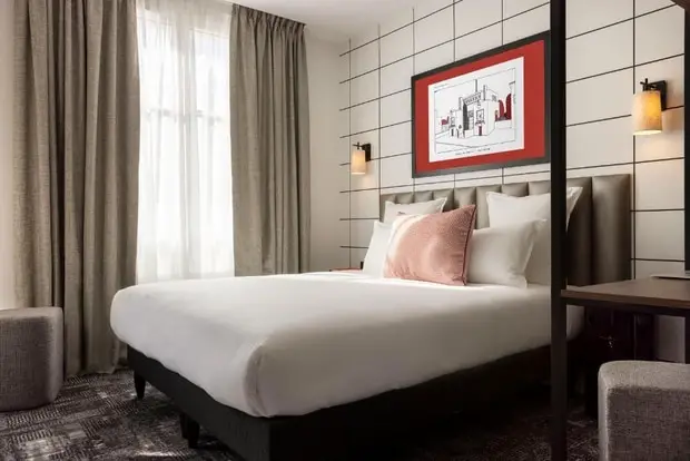 Hôtel moderniste, a room