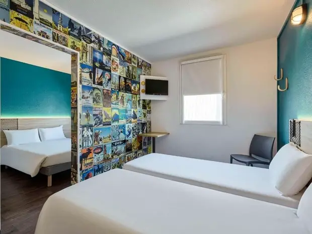 Une chambre de l'Hôtel F1 Paris Porte de Châtillon