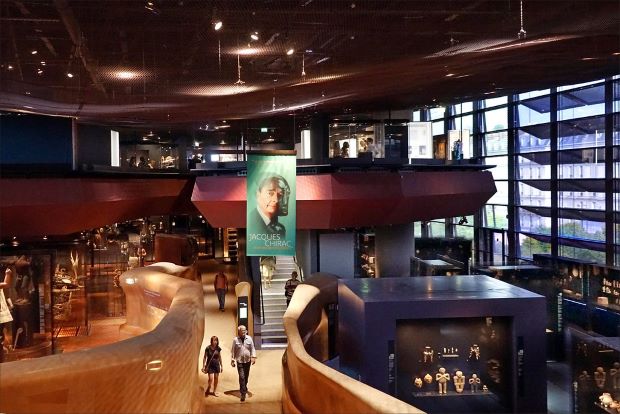 Vue intérieure du Musée du Quai Branly