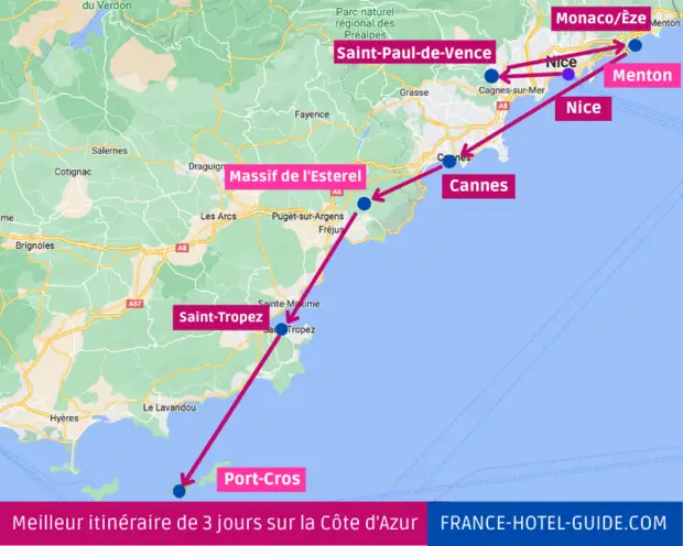 Le Meilleur Itinéraire De 3 Jours à Faire Sur La Côte D Azur