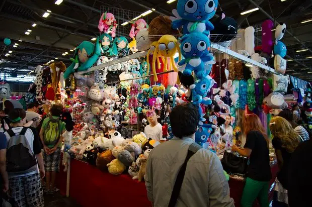 Stand peluches Japan Expo