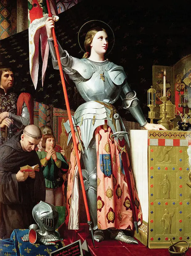 Jeanne d'Arc au couronnement de Charles VII