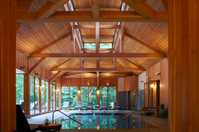 La piscine intérieure