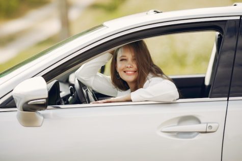 femme voiture