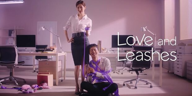 l'amour en laisse affiche
