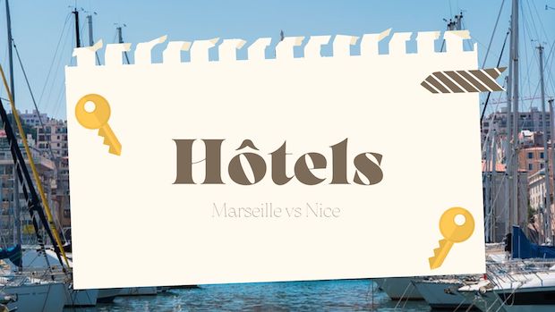 Hôtels Marseille vs Nice