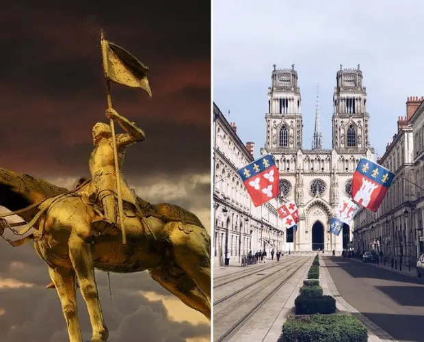 Jeanne d'Arc et cathédrale d'Orléans