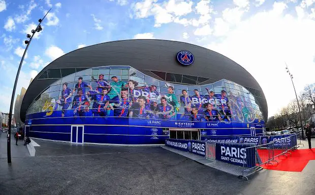 Panoramic shot of the Parc des Princes