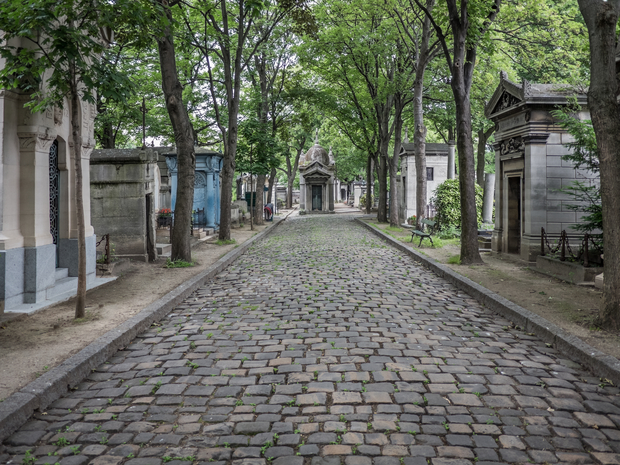 Le cimetière de Montmartre à Paris