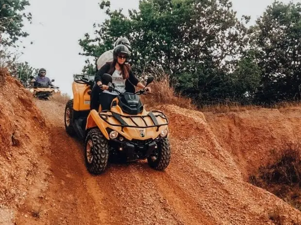 Quad biking