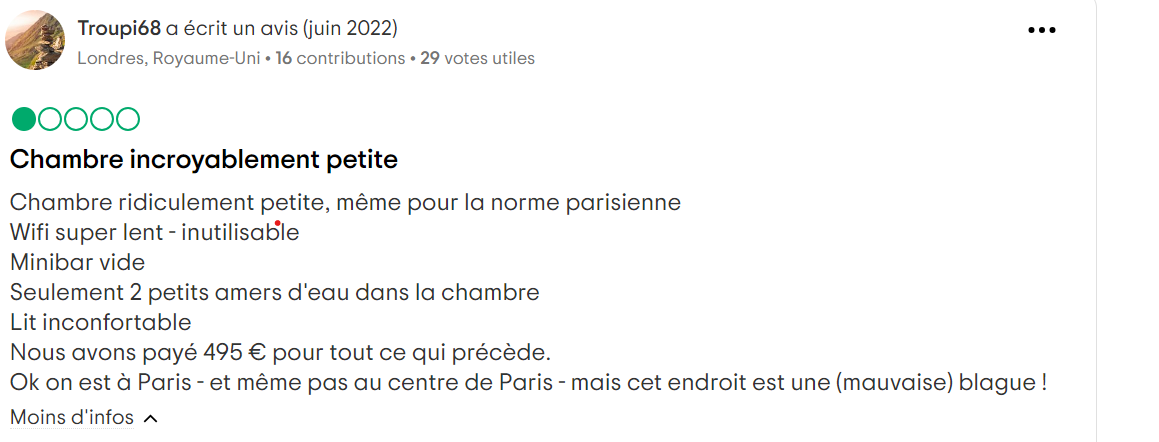 rapport qualité prix métropolitan