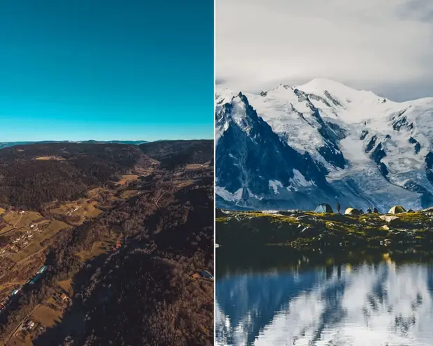 Vosges et Mont-Blanc