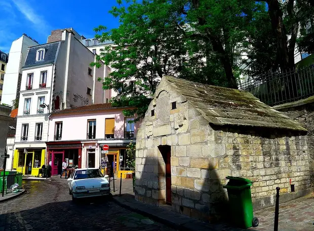 Rue des cascades du quartier de Belleville