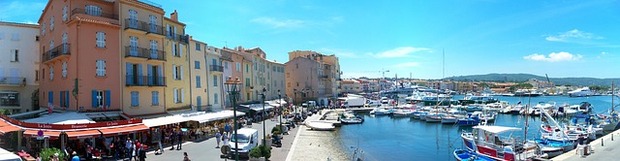 Vue port saint tropez