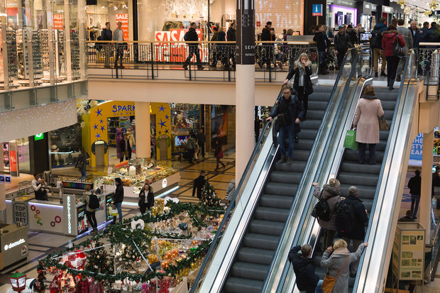 escalators aux endroits publics