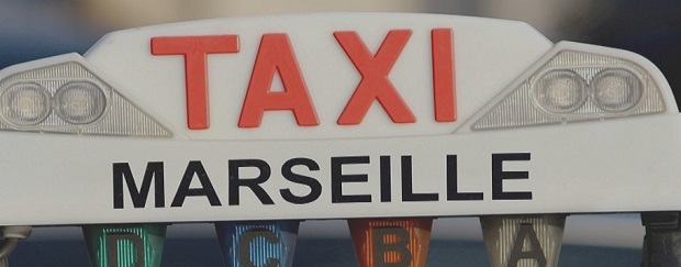 Voyant de taxi marseillais