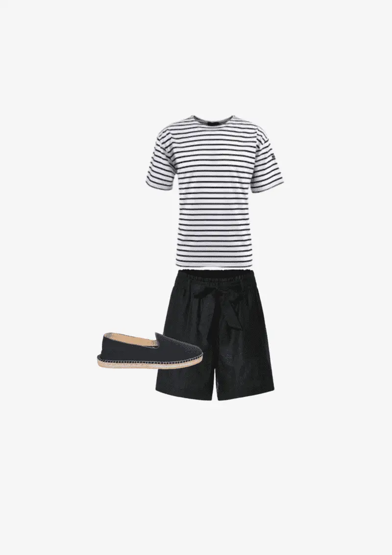 tenue t-shirt marinière