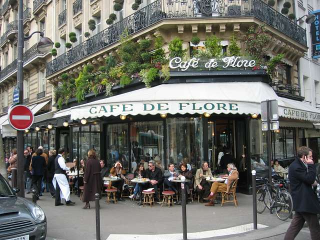 une terrasse en hiver