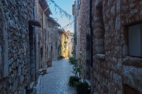 Une rue à Tourrettes-sur-Loup