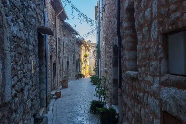 Une rue à Tourrettes-sur-Loup