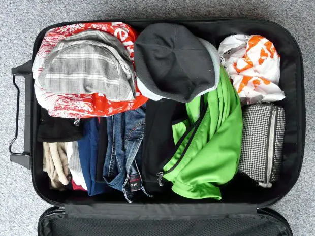 valise vêtements